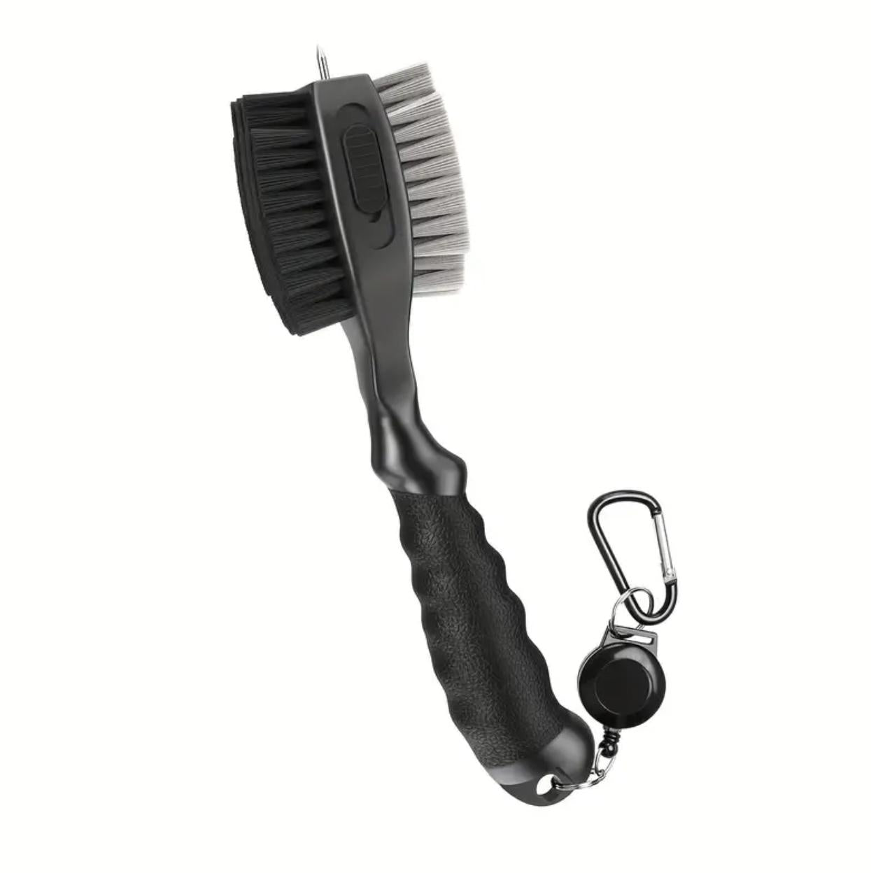 Club cleaning brush with with groove spike