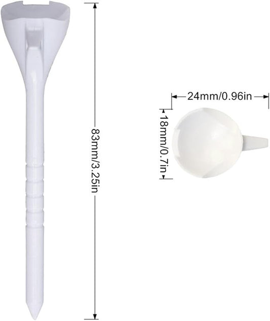 Directional golf tees with scales (White only)