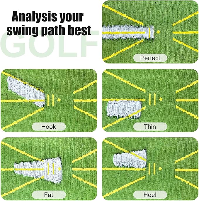 Golf Training Mat, Premium Golf Impact Mat for Swing Detection